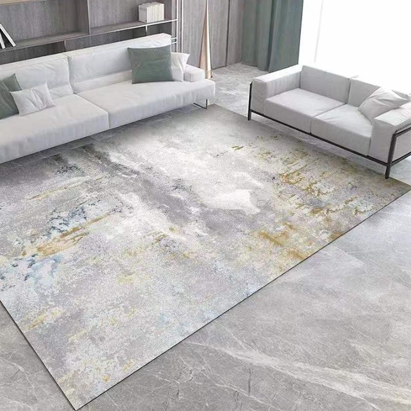 Hedendaagse matrixpatroon Tapijt Polyester Binnen Trut Petvriendelijk vloerkleed voor huizendecoratie