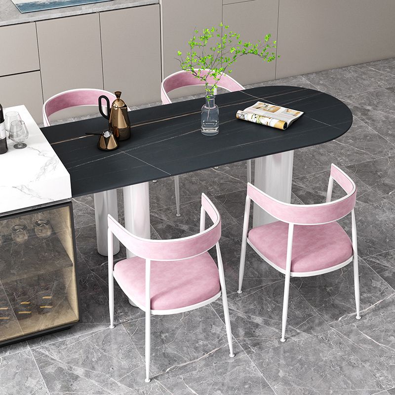 Gesinterde stenen eettafel moderne stijl eettafel voor keuken