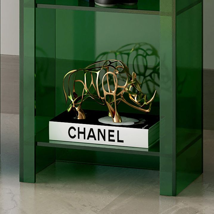 Libreria standard acrilica glam chiusa libreria verticale per soggiorno