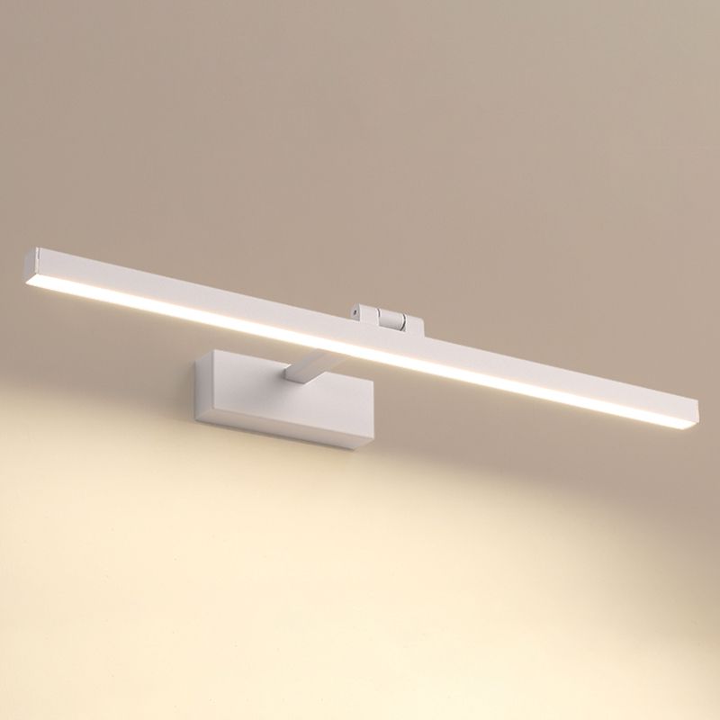 Metal Armed Led Vanity Light Fixtures Modern Style 1-Light Flush Mount Wall Sconce