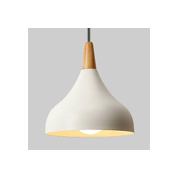 Metal Onion Ceiling Pendant Light Kindergarten One Light Macaron Loft Pendant Lamp