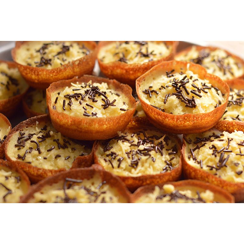 Delicious Food Mural Wallpaper for Dessert Shop Decoration, Customized Size Available