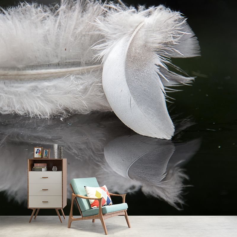 Photography Style Feather Decorative Murals Room Wall Murals