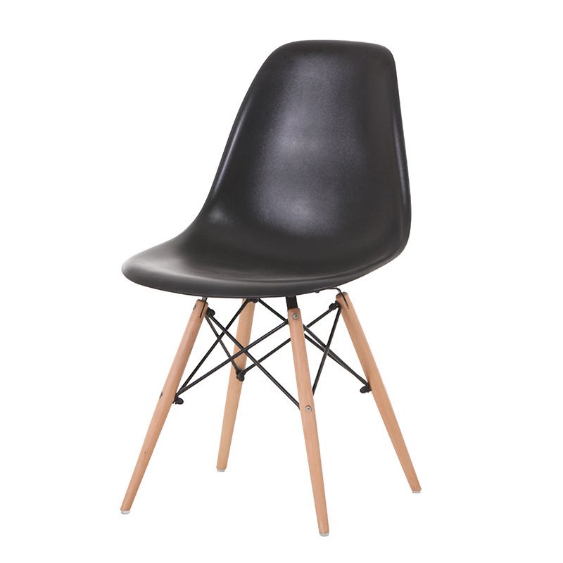 Sedie da cucina in stile contemporaneo sedie laterali senza braccio con gambe in legno