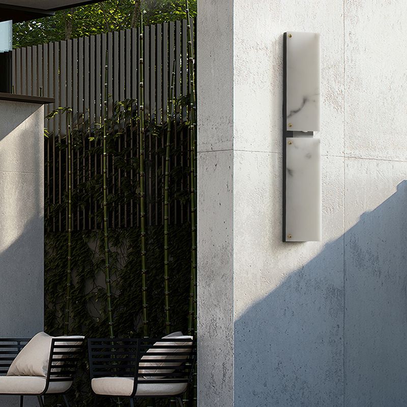 Triangle Wall Sconce Contemporary Wall Light Fixture for Courtyard