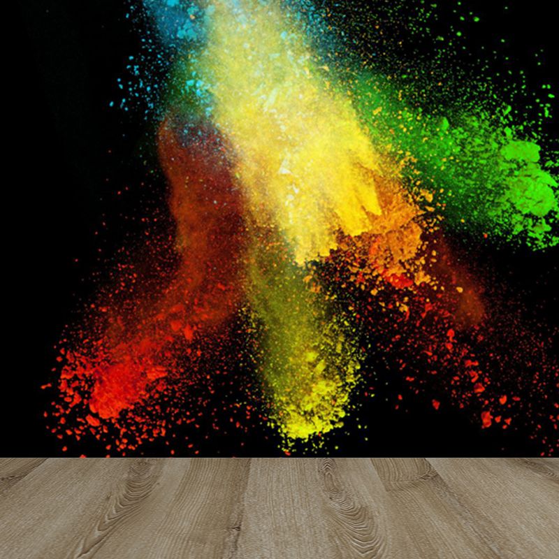 Cool Burst Print Mural Wallpaper Living Room Abstract Wall Art, Custom Size Available