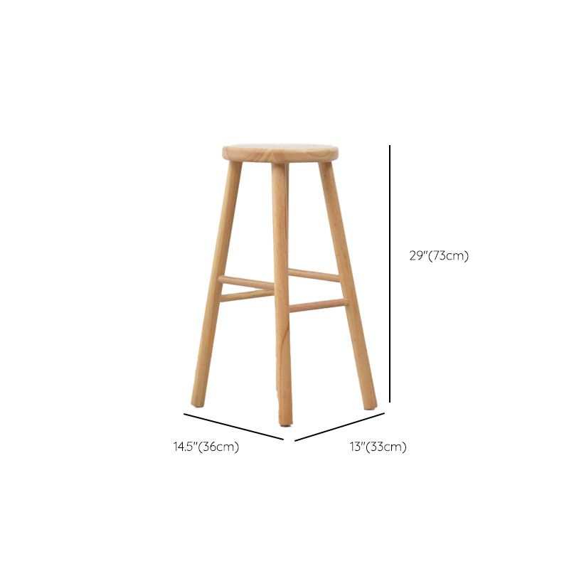 Modern Style Fixed Table Set 1/2 Pieces Solid Wood Rectangle Counter Set