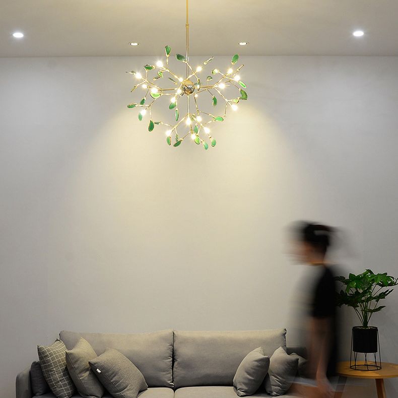 Fireflies Camera da letto Lampaggio dell'illuminazione Metal Minimalist Style Pendente lampadario