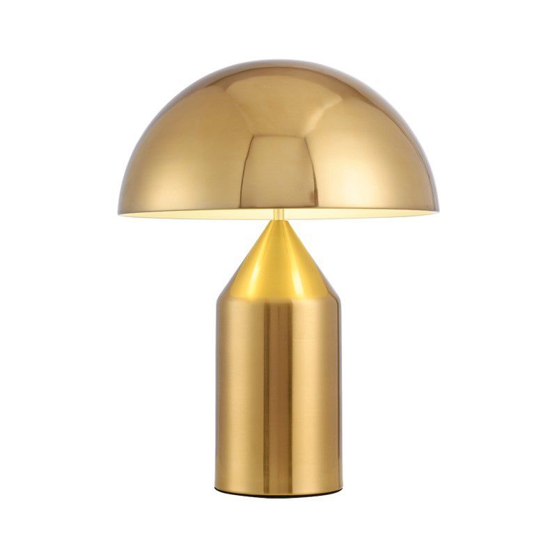 Moderner Stil Geometrischer Nachttischlampe Metall 1 Lichttischlampe