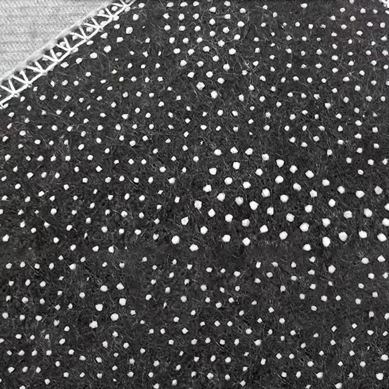 Tapis de motif abstrait rose Polyester moderne tapis lavable pour le salon