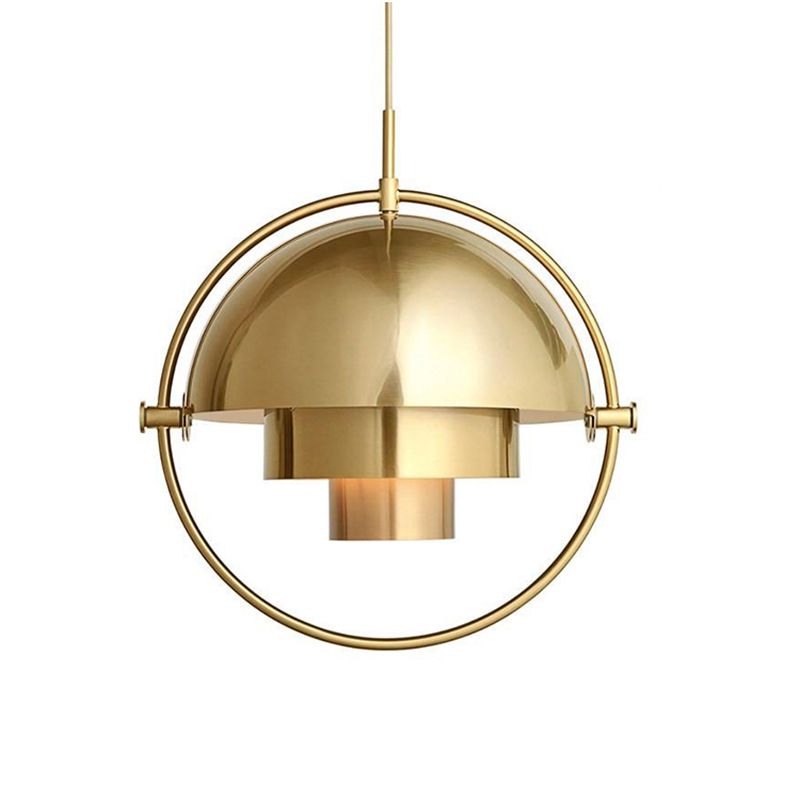 Luce a sospensione contemporanea in metallo Luce sospesa a 1 luce per sala da studio