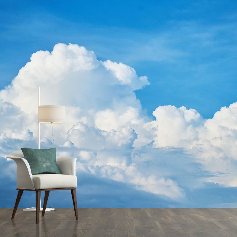 Horizontal Photography Sky Mural Environment Friendly Wall Art for Bedroom