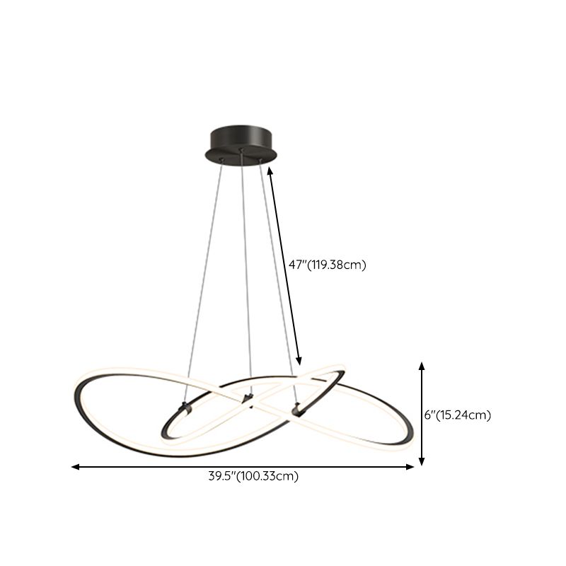 Minimalist 1 - Light Kitchen Island Lighting Aluminum Linear Ceiling Pendant Fixture