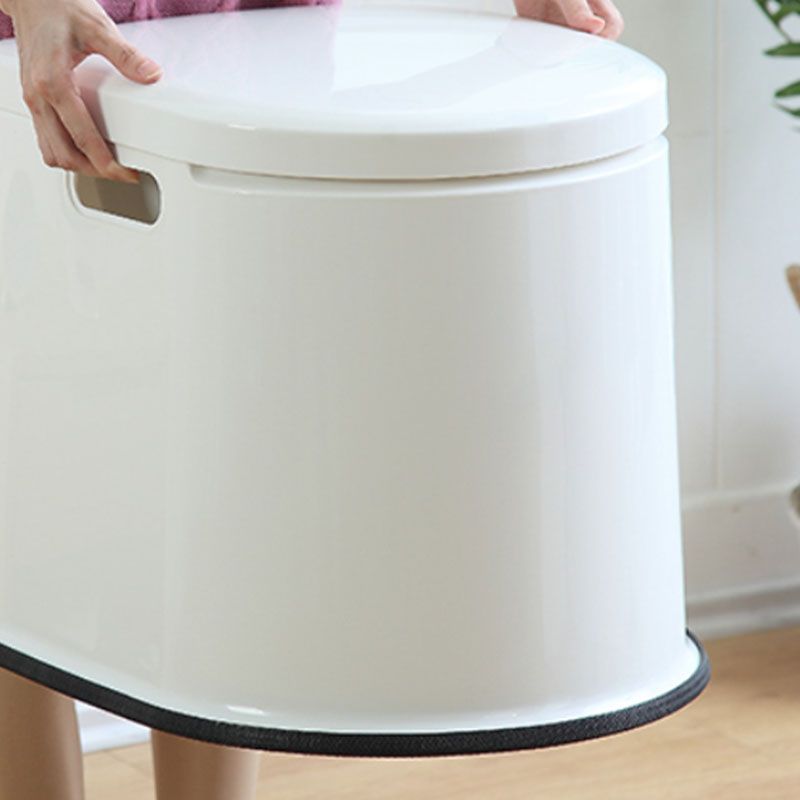 Contemporary Plastic Toilet Floor Mounted Toilet Bowl for Bathroom