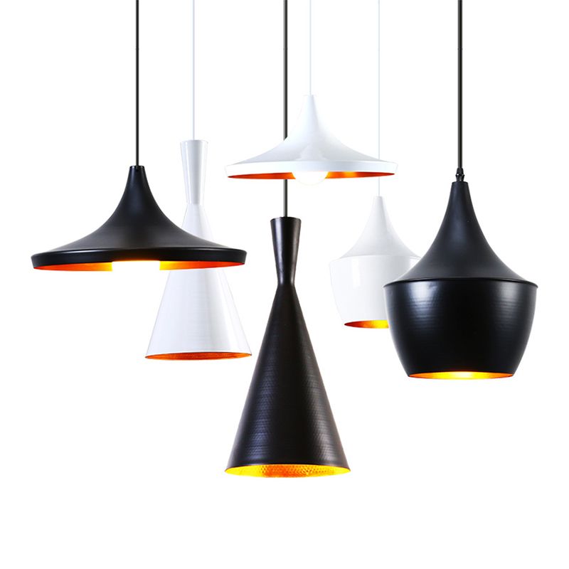 1-Licht-Metallhängele leichter postmoderner Anhängerlampe für Schlafzimmer Esszimmer