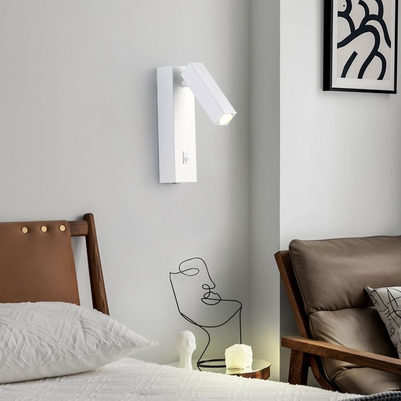 1-Light Geometric Wall Mount Light Modern Style Metal Wall Mount Lighting