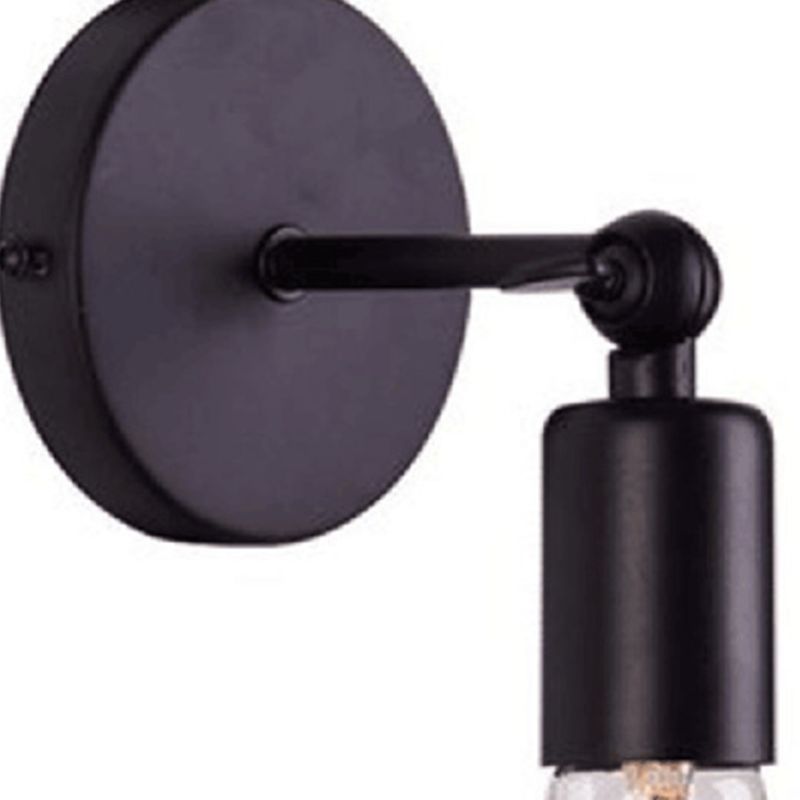 Industrial Black Wall Light Metal Lighting for Home Living Room