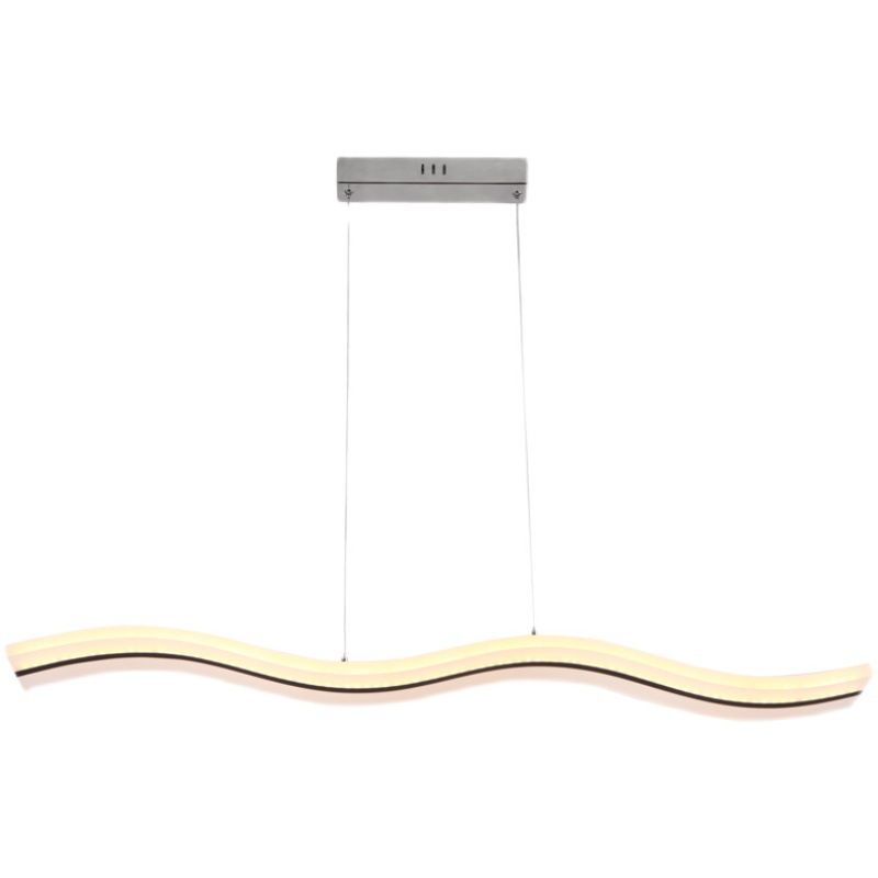 Liquid Flow Island Light Fixture Simplicity Acrylic White LED Pendant Lighting for Dinner