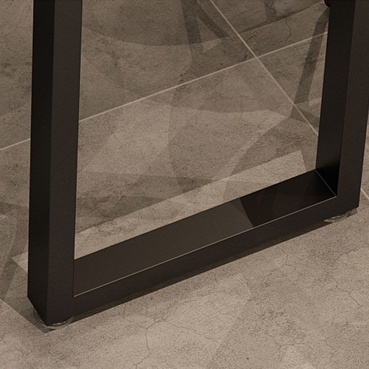 1/9 Pieces Modern Rectangular Bistro Table Set Wooden Counter Table with Backless Stools