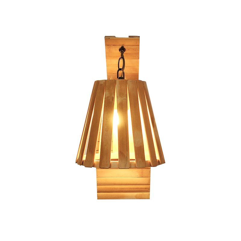 Modern Creative Wall Light Bamboo Wall Sconce Light for Living Room