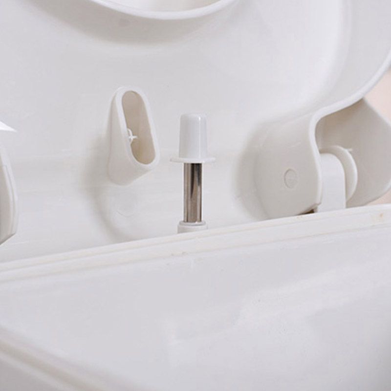 Modern Plastic Toilet Floor Mounted Toilet Bowl with Slow Close Seat for Washroom