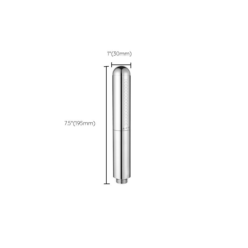 Simple Handheld Shower Head Square 304 Stainless Steel Shower Head