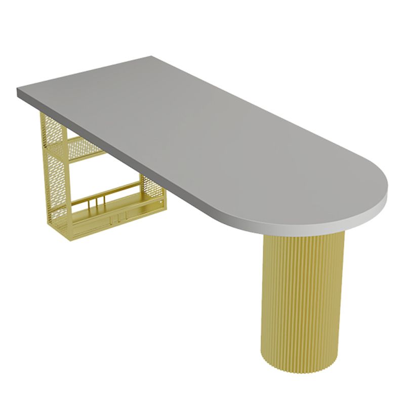 Modern Style Dining Table Solid Wood Double Pedestal Dining Table for kitchen