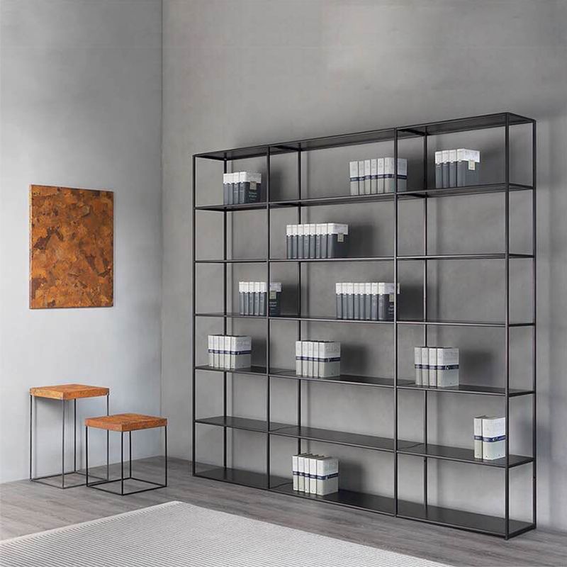 70.87"H Bookcase Open Back Contemporary Style Bookshelf for Home Office