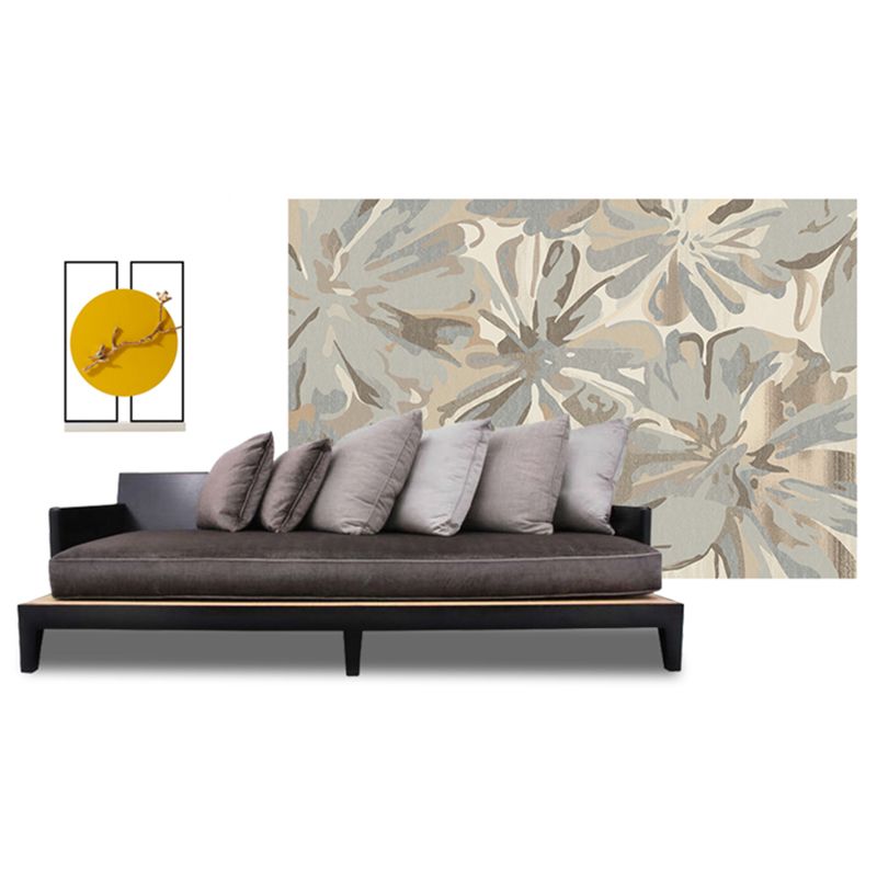 Tapis imprimé à l'encre orientale, couleurs mélangées, en Polyester, avec envers antidérapant, pour la décoration de la maison