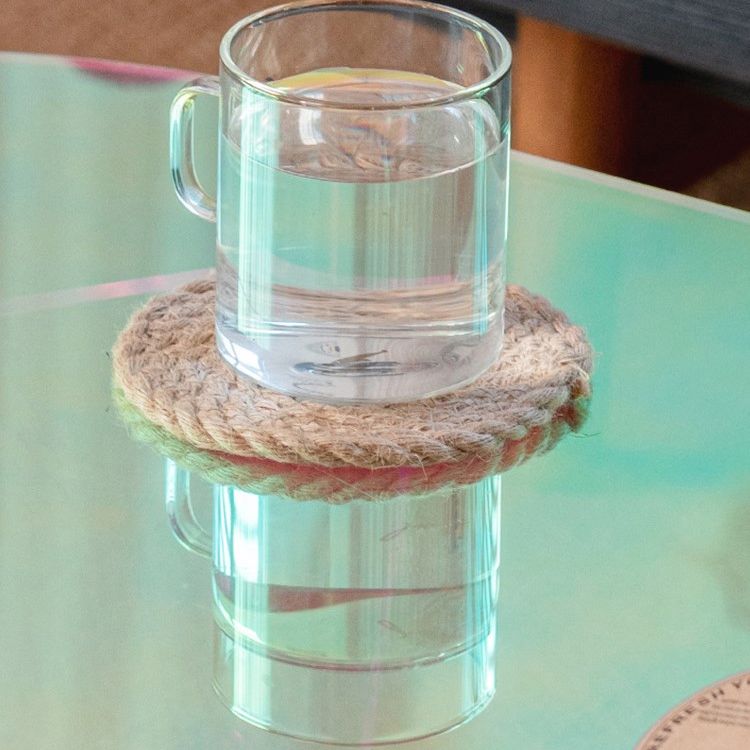 Modern Round/Elliptical Coffee Table Colored Plastic Cocktail Table