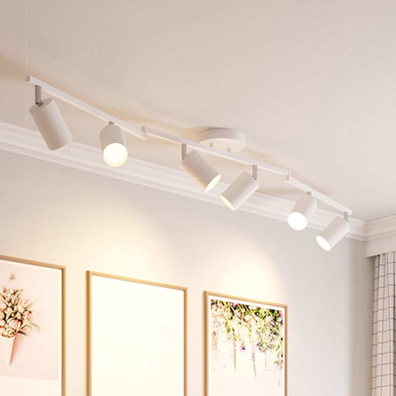 Moderno binario Illuminazione Minimalista Stile Superficie Montato e Regolabile Ferro Downlight per Soggiorno Casa senza Luce Principale