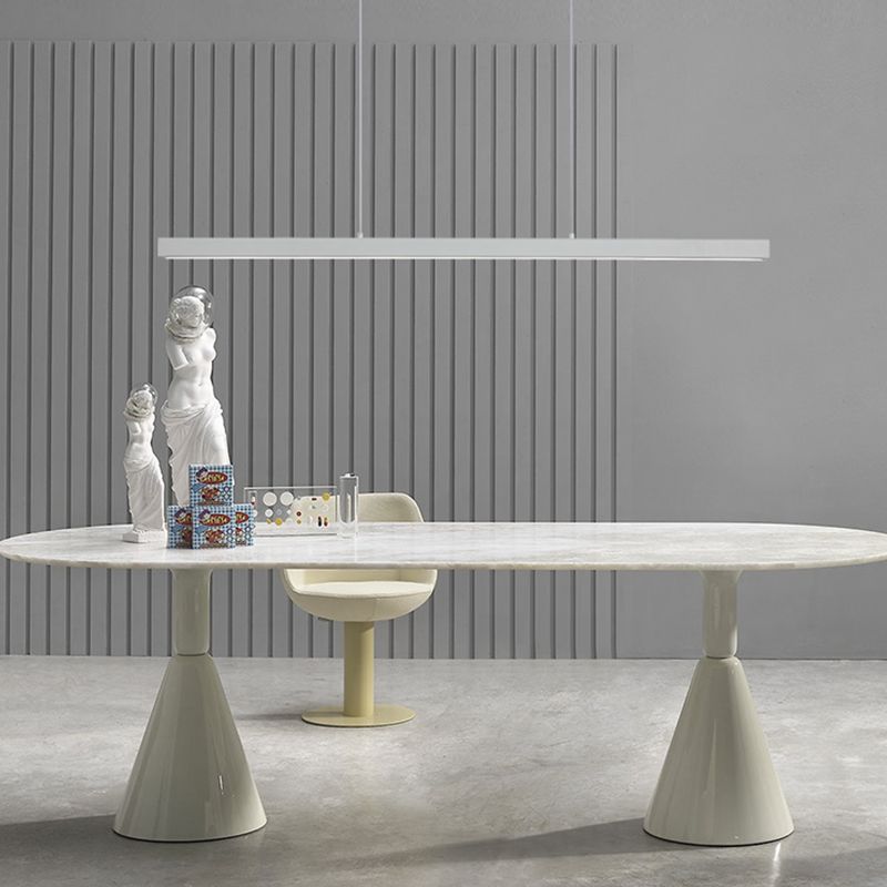 Nordic Modern Hanging Lightture Room Dining Room LED simple rectangle Pendant Lumière