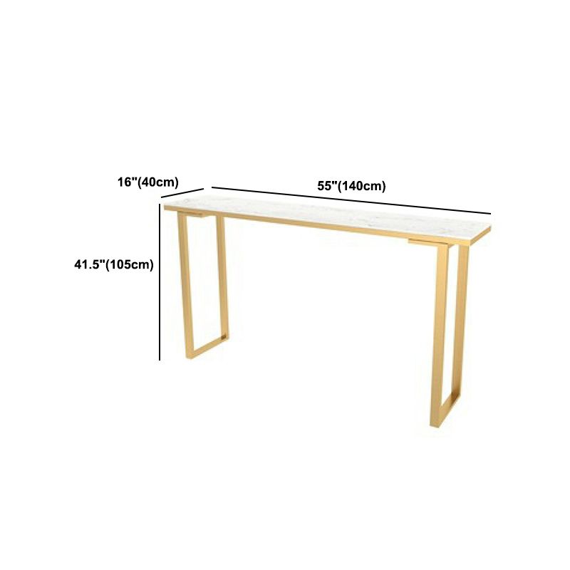 Rectangle Artificial Marble Bar Table Set Luxurious 1/2/3/4/5/7 Pieces Counter Table Set