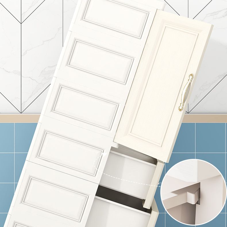 Modern Style Plastic Wardrobe Cloth Rod Included Wardrobe Closet