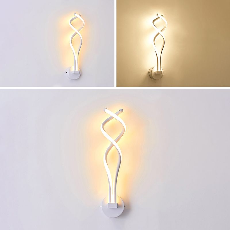 Modern Minimalist Style Linear Wall Sconce Lighting Acrylic Wall Mount Light for Living Room