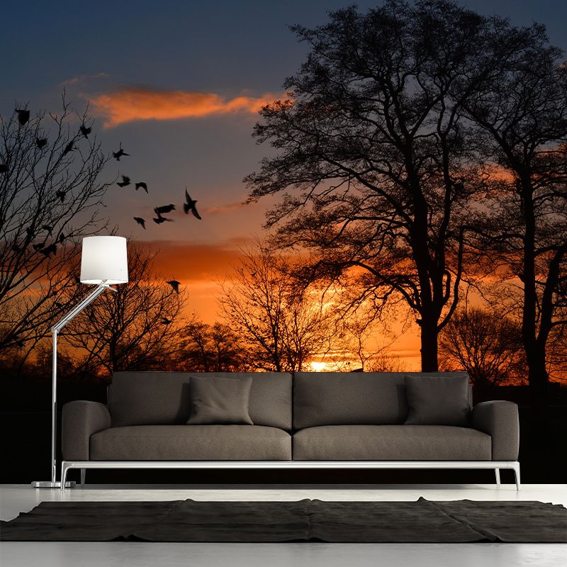 Customized Beautiful Dusk Mural Mildew Resistant for Living Room Decoration