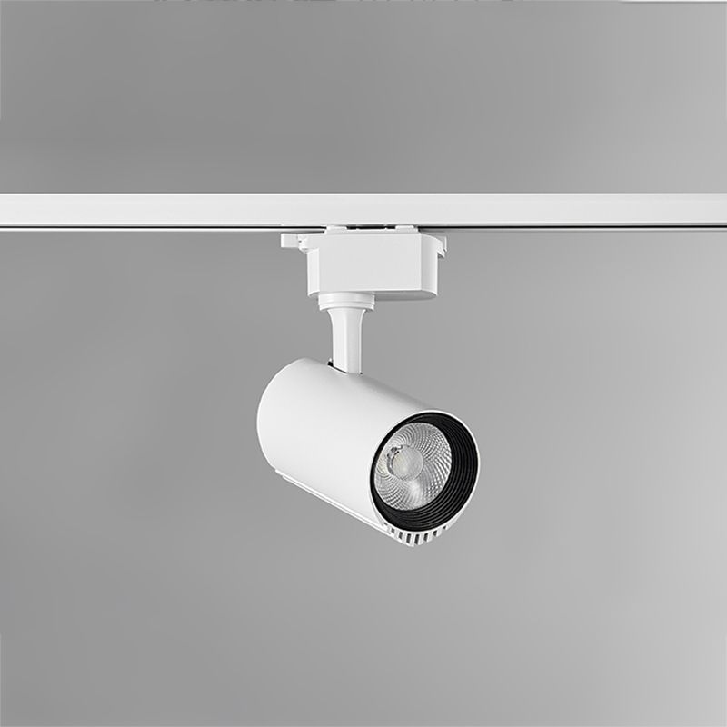 Lámpara de techo de riel LED de forma cilíndrica Montaje de aluminio moderno para sala de estar