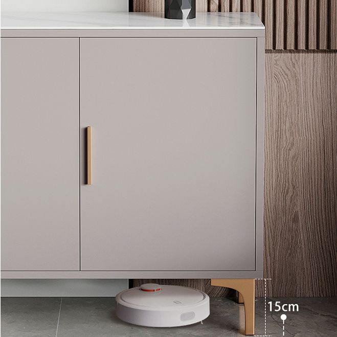 Sintered Stone Enclosed TV Storage Scandinavian Rectangle TV Cabinet