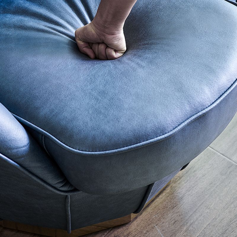 Sloped Arms Side Chair Arms Included Lounge Chair for Living Room