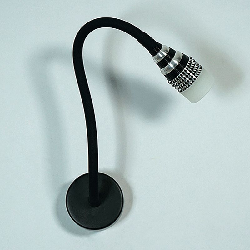 1 Light Geometric Wall Lighting Fixtures Modern Style Metal Wall Mounted Reading Lights