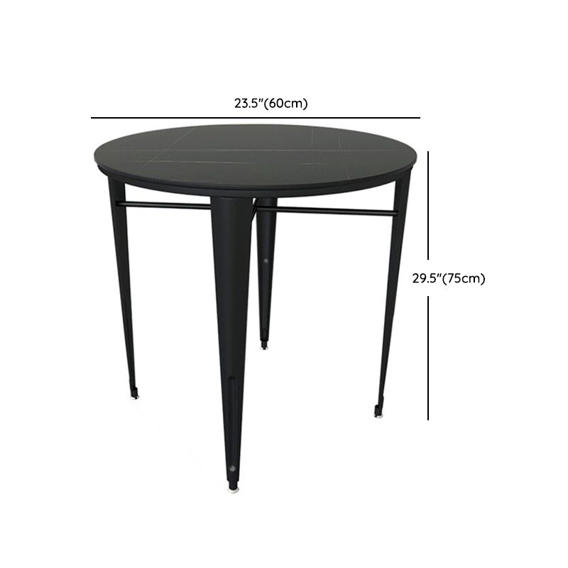 Modern 1/5/7 Pieces Metal Dining Set Stone Table Set for Outdoor
