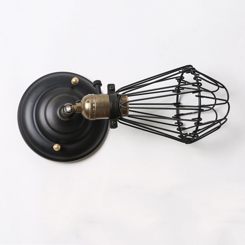 Smeedijzeren wandlamp SCONCE Industrial Loft 1-Light SCONCE LAMP VOOR GANG