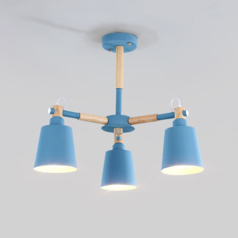 Sputnik Ceiling Hung Fixture Nordic-Style Metal Living Room Chandelier Lighting Fixture