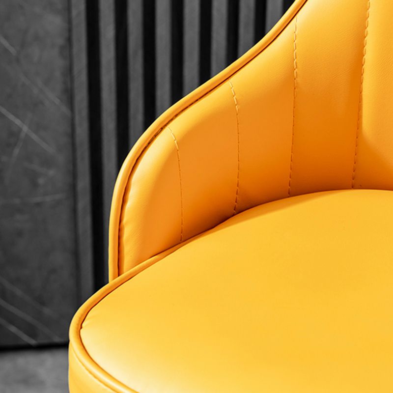 Industrial Liftable Bar Stool PU Leather Counter Bar Stool with Metal Legs for Home