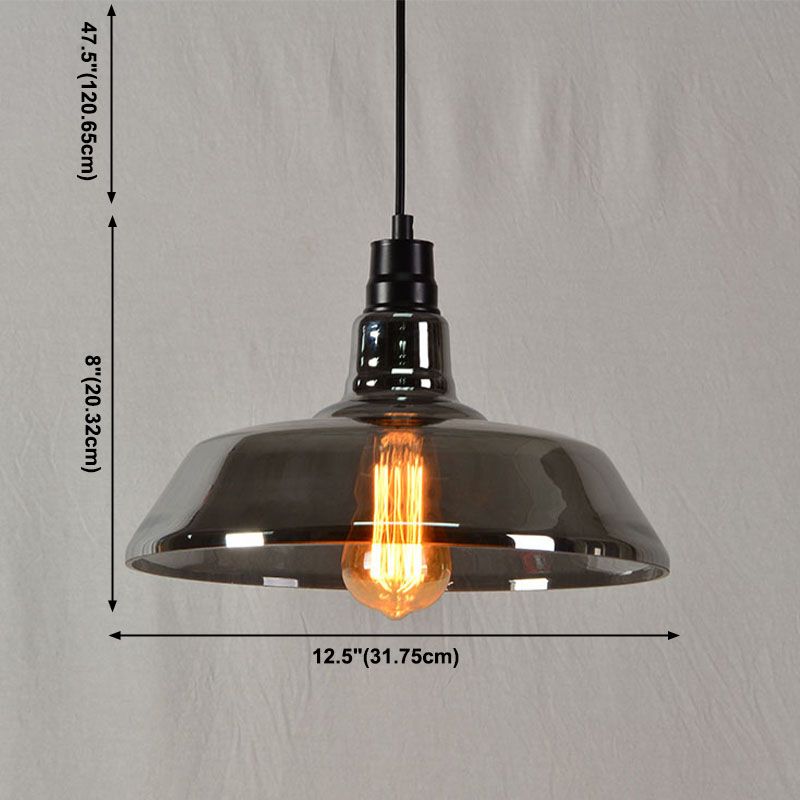 Luz de techo de vidrio Room Deding Room One Light Light Modern Hanging Light