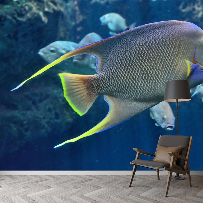 Customized Tropical Beach Seabed Mural Decorative Mildew Resistant Wall Covering