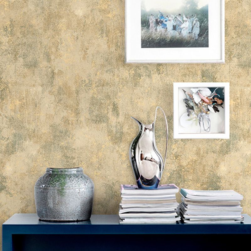 Nordic Plain Color Design Wallpaper for Living Room, 33'L x 20.5"W Wall Covering in Natural Color