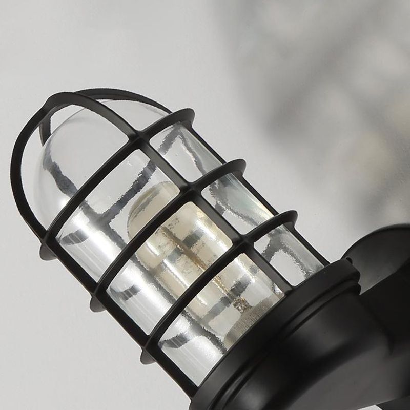 Schmiedeeisenwandlampe Lampenleuchte industrielle Outdoor -Zylinderleuchte Leuchte