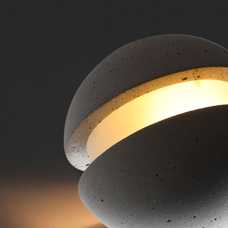 Globe Cement Anhänger Beleuchtung Minimalist Grey Down Mini Anhänger für das Restaurant