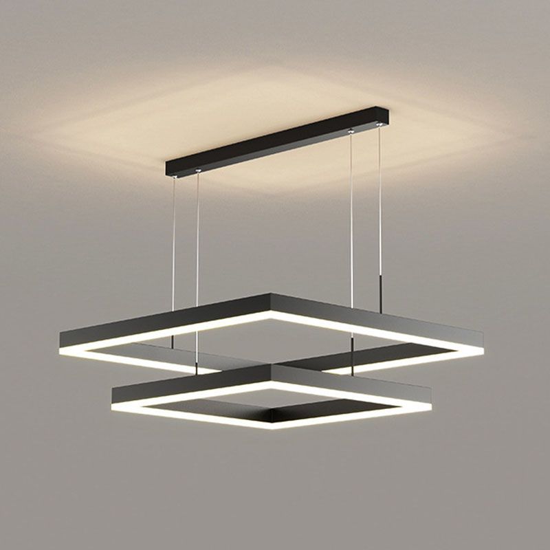 Nordic Modern Simple Style LED Chandelier Pendant Light for Living Room Dining Room